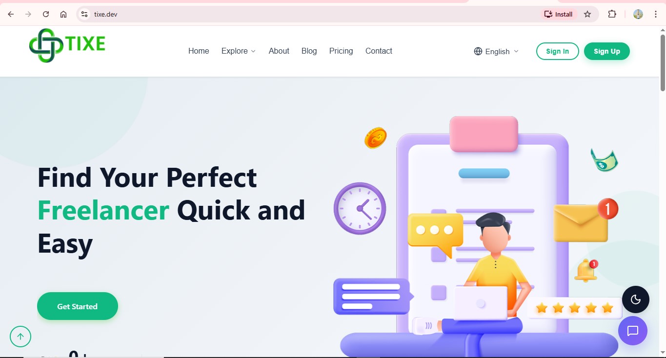 TIXE Homepage